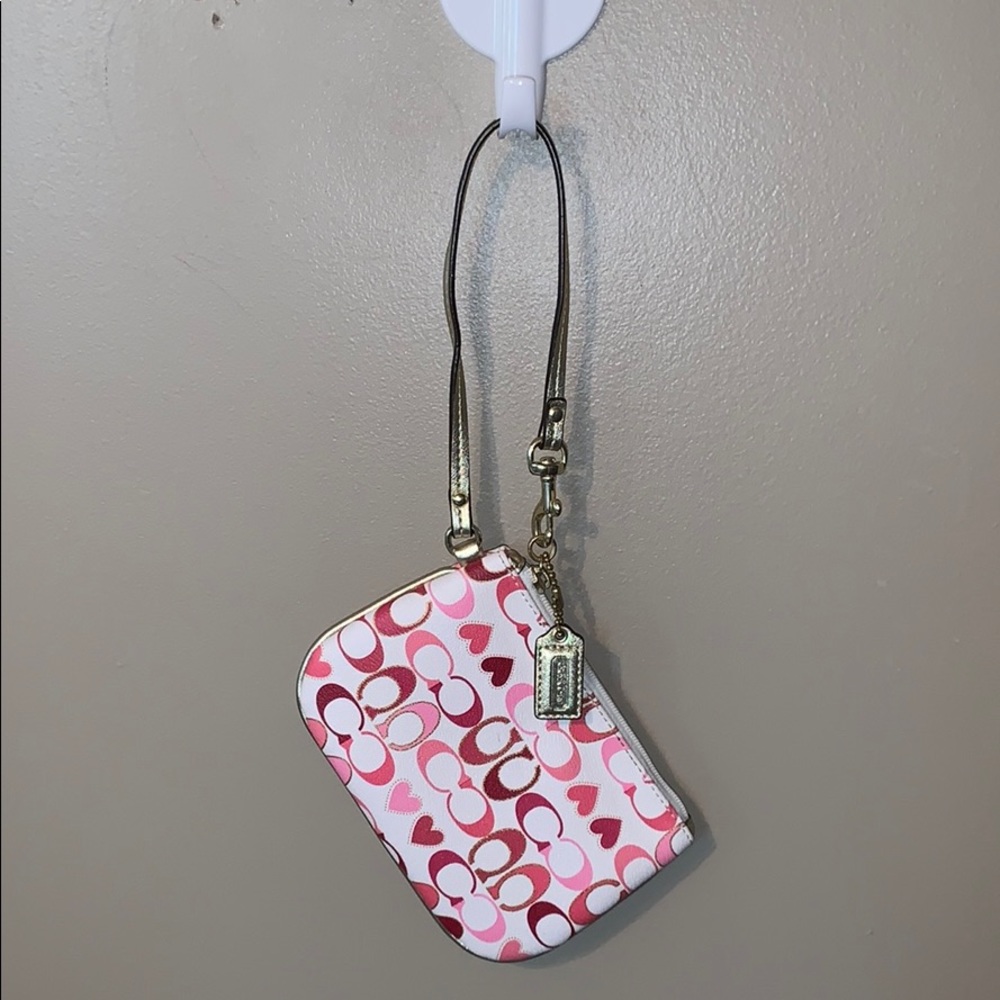 Coach wristlet: Valentines line